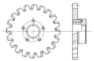Free STL file Helical GearsPressure Angle 20DegHelix Angle 45DegObject  to download and to 3D printCults